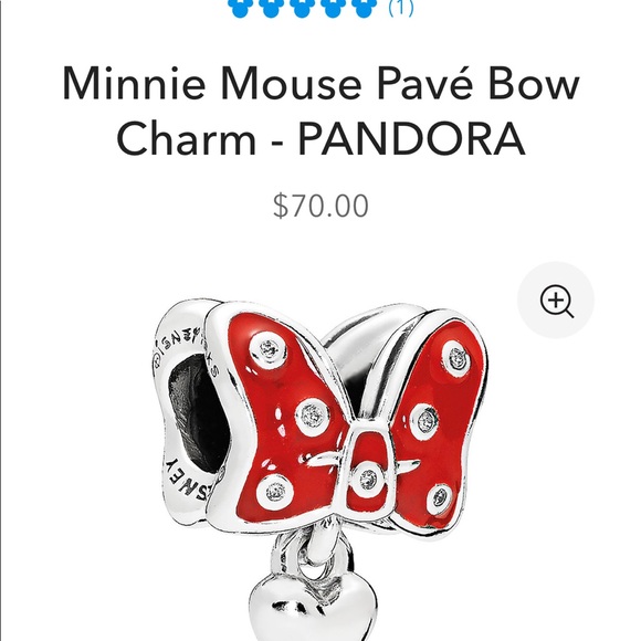 minnie pave pandora charm minnie pave pandora charm